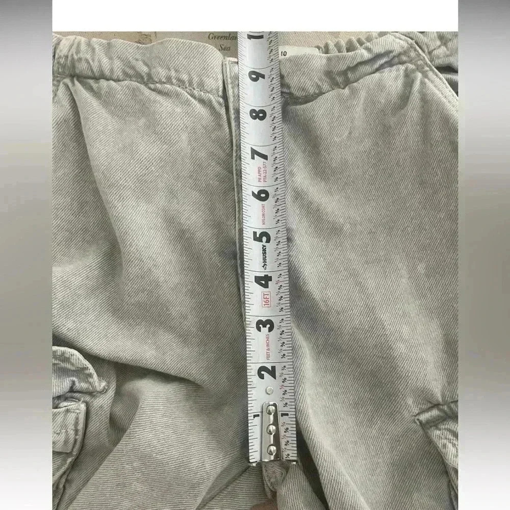 Zara Parachute Cargo Jeans Size 9 - Picture 6 of 10